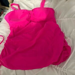 Vibrant Pink One-Piece Swimsuit